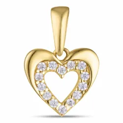 hjärta hängen i 9 karat guld - Gold Collection