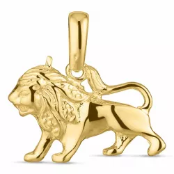 stjärnteck lejonet hängen i 8 karat guld