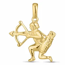 stjärnteck skytten hängen i 8 karat guld - Gold Collection