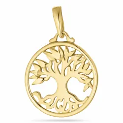 12 mm livets träd hängen i 8 karat guld - Gold Collection