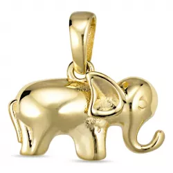 elefant hängen i 8 karat guld