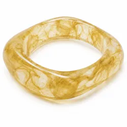 gul bangle i harts - AURA