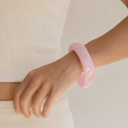rosa bangle i harts - AURA