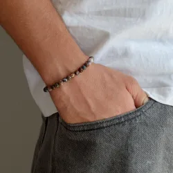 pietersit armband i nylon med justerbar snodd
