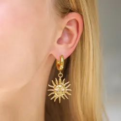 vattentät sol creol i förgyllt stål - OCEANA