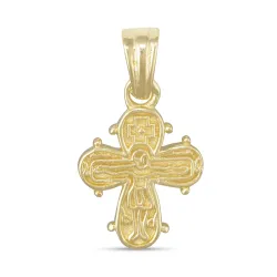 10,5 x 12,5 mm dagmarkors hängen i förgyllt silver - Amoré