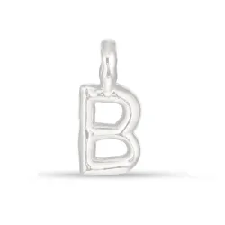 bokstav b hängen i silver - My Letter