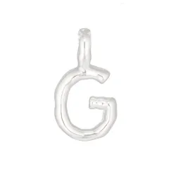 bokstav g hängen i silver - My Letter