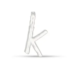 bokstav k hängen i silver - My Letter