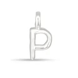 bokstav p hängen i silver - My Letter