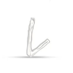 bokstav v hängen i silver - My Letter