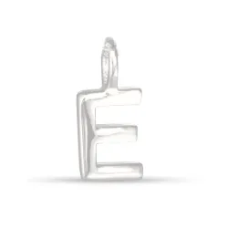 bokstav e hängen i silver - My Letter