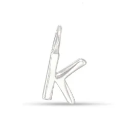 bokstav k hängen i silver - My Letter