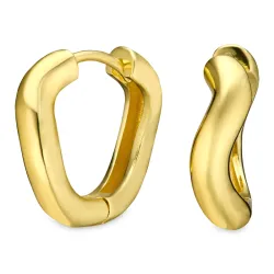 20 mm creol i förgylld mässing - Eliné