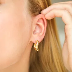 20 mm creol i förgylld mässing - Eliné