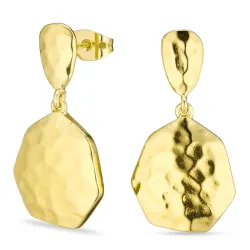 örhängen i förgylld mässing - Eliné