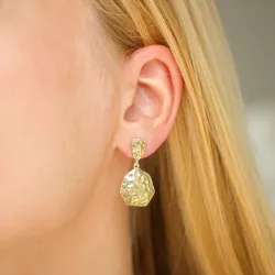 örhängen i förgylld mässing - Eliné