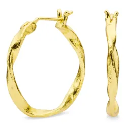 24 mm creol i förgylld mässing - Eliné