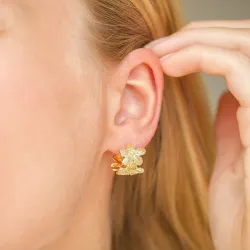 blommor halvcreol i förgylld mässing - Eliné