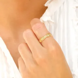 ring i förgylld mässing - Eliné