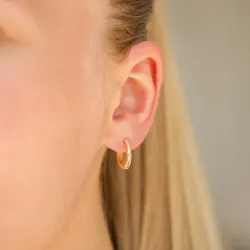 14 mm creol i förgylld mässing - Eliné