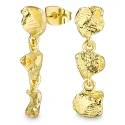 örhängen i förgylld mässing - Eliné