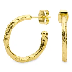 20 mm halvcreol i förgylld mässing - Eliné