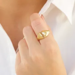 ring i förgylld mässing - Eliné