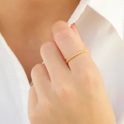 ring i förgylld mässing - Eliné