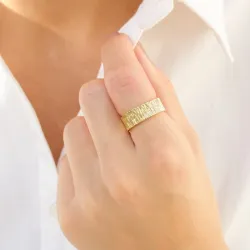 ring i förgylld mässing - Eliné