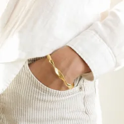 armband i förgylld mässing - Eliné