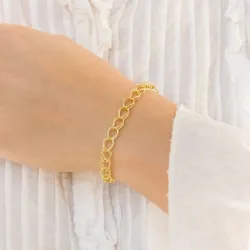 armband i förgylld mässing - Eliné