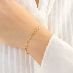 armband i förgylld mässing - Eliné