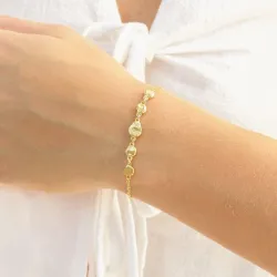 armband i förgylld mässing - Eliné