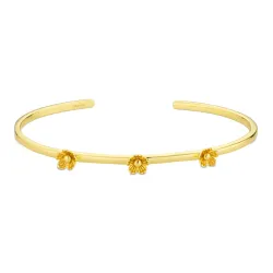 blommor armband i förgylld mässing - Eliné