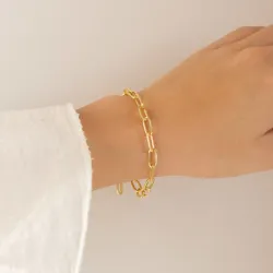 armband i förgylld mässing - Eliné