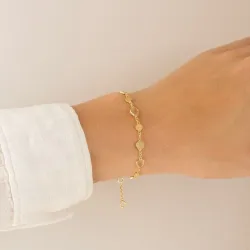 armband i förgylld mässing - Eliné