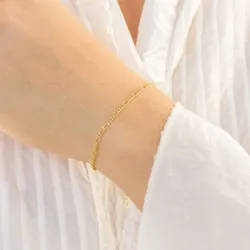 armband i förgylld mässing  x 2,1 mm  - Eliné