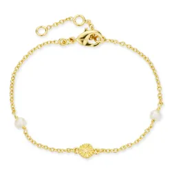 pärla armband i förgylld mässing - Eliné