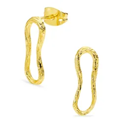 örhängen i förgylld mässing - Eliné