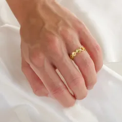 ring i förgylld mässing - Eliné