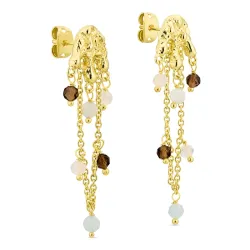 örhängen i förgylld mässing - Eliné