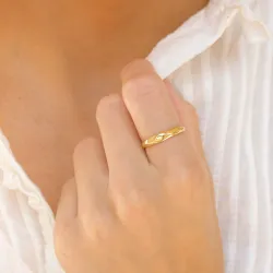 ring i förgylld mässing - Eliné