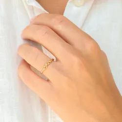 kula ring i förgylld mässing - Eliné