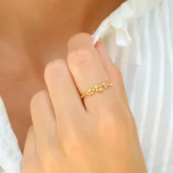 kula ring i förgylld mässing - Eliné