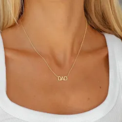 dad halsband i förgylld mässing - Eliné