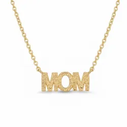 mom halsband i förgylld mässing