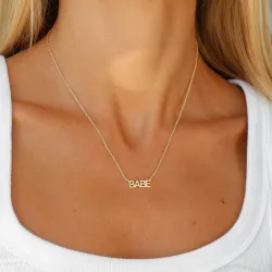 babe halsband i förgylld mässing - Eliné