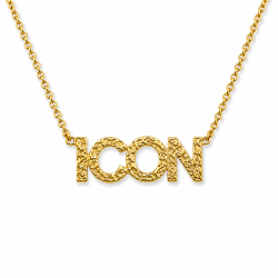 icon halsband i förgylld mässing - Eliné