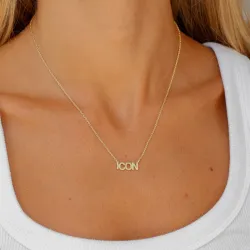 icon halsband i förgylld mässing - Eliné